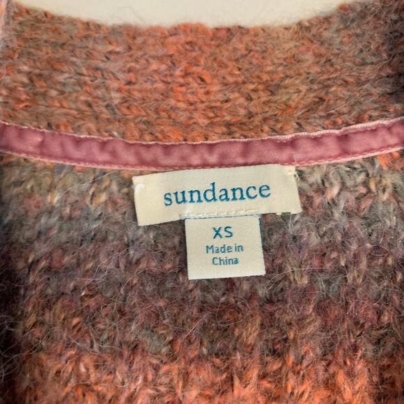 Sundance Sweater Womens XS Extra Small Northern Lights Ombre Wool Blend Cardigan - Picture 8 of 11